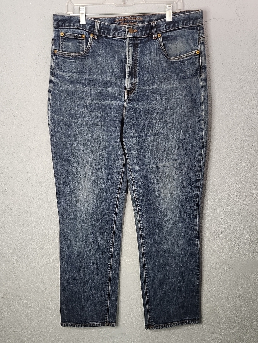 Ralph Lauren Women's Straight-Leg Blue Washed Jeans